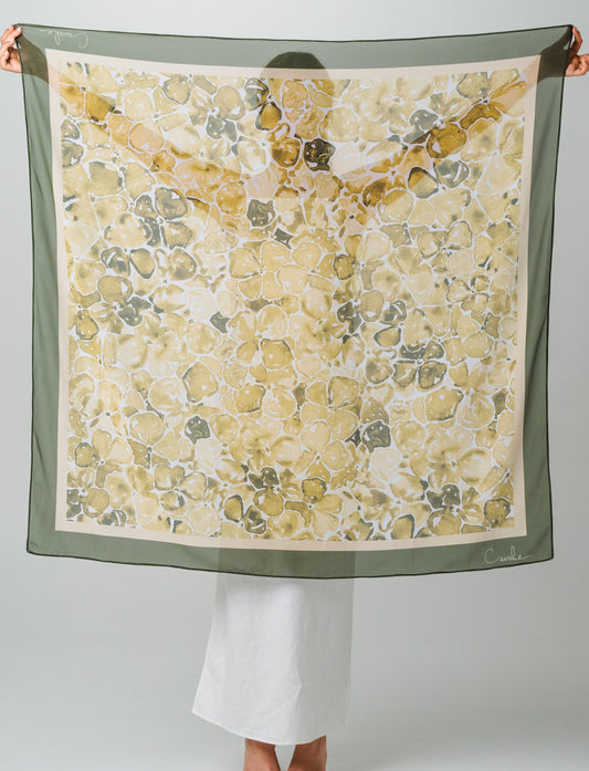 Pañuelo Hortensia en Gasa Couture
