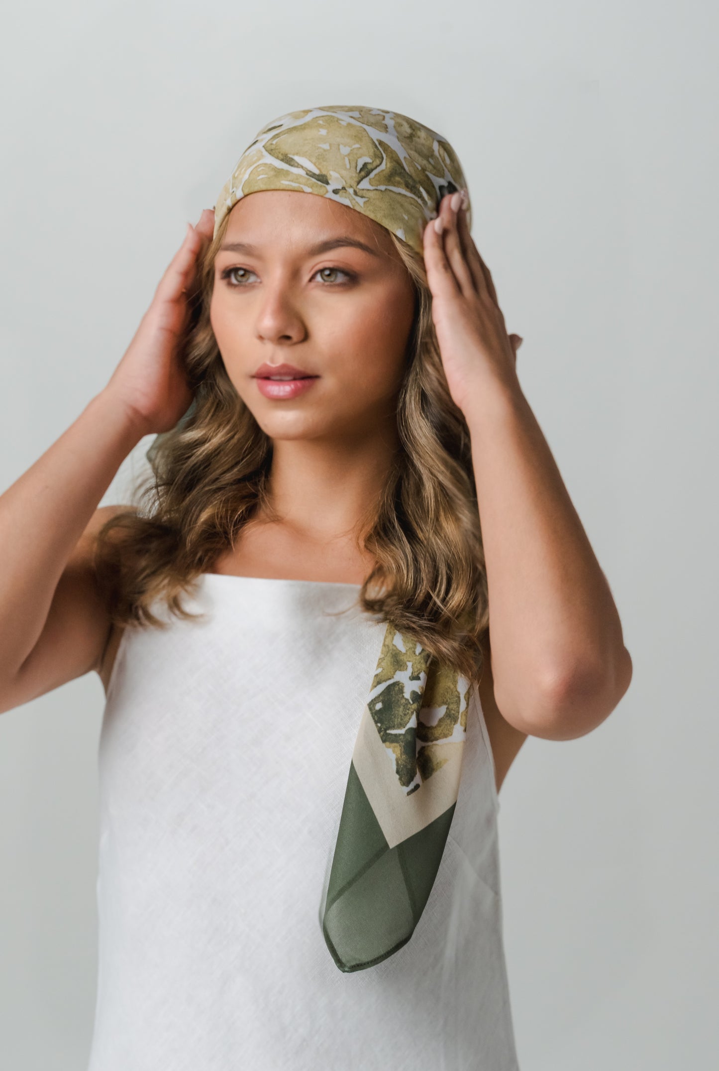 Pañuelo Hortensia en Gasa Couture